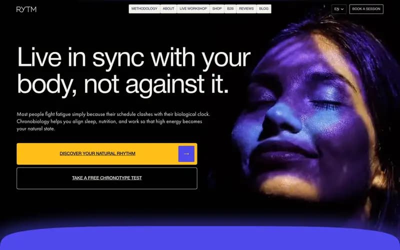 Rytm Health website preview